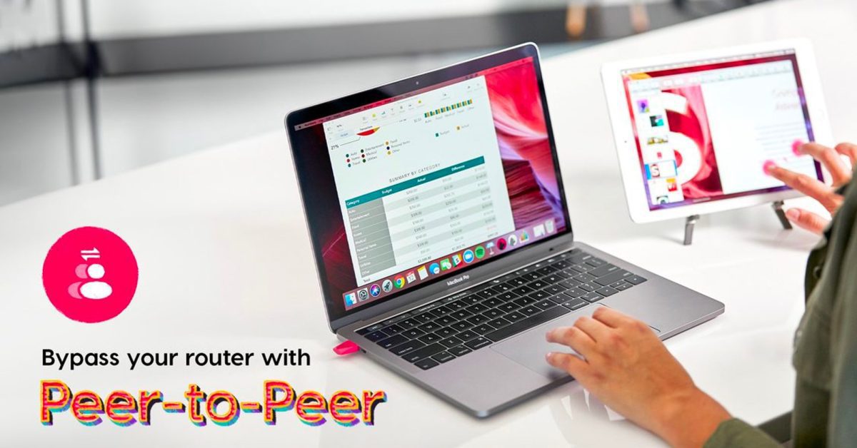 Luna Display se dote d'un réseau peer-to-peer, d'un système Mac-to-Mac via USB et de performances plus rapides.