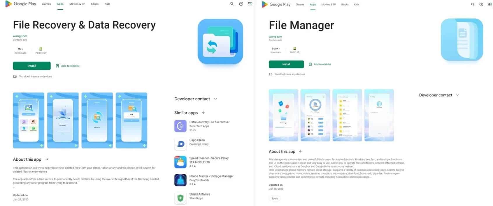 Méfiez-vous de ces applications malveillantes sur Google Play Store : des millions de personnes en danger 2 applications malveillantes