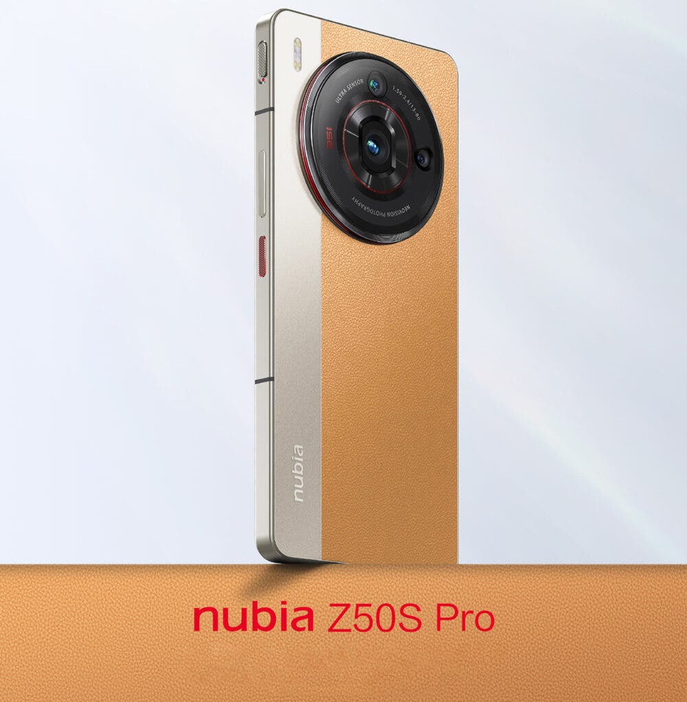 Nubia Z50S Pro : Images officielles, caractéristiques et scores AnTuTu dévoilés 2 Nubia Z50S Pro Brown Leather