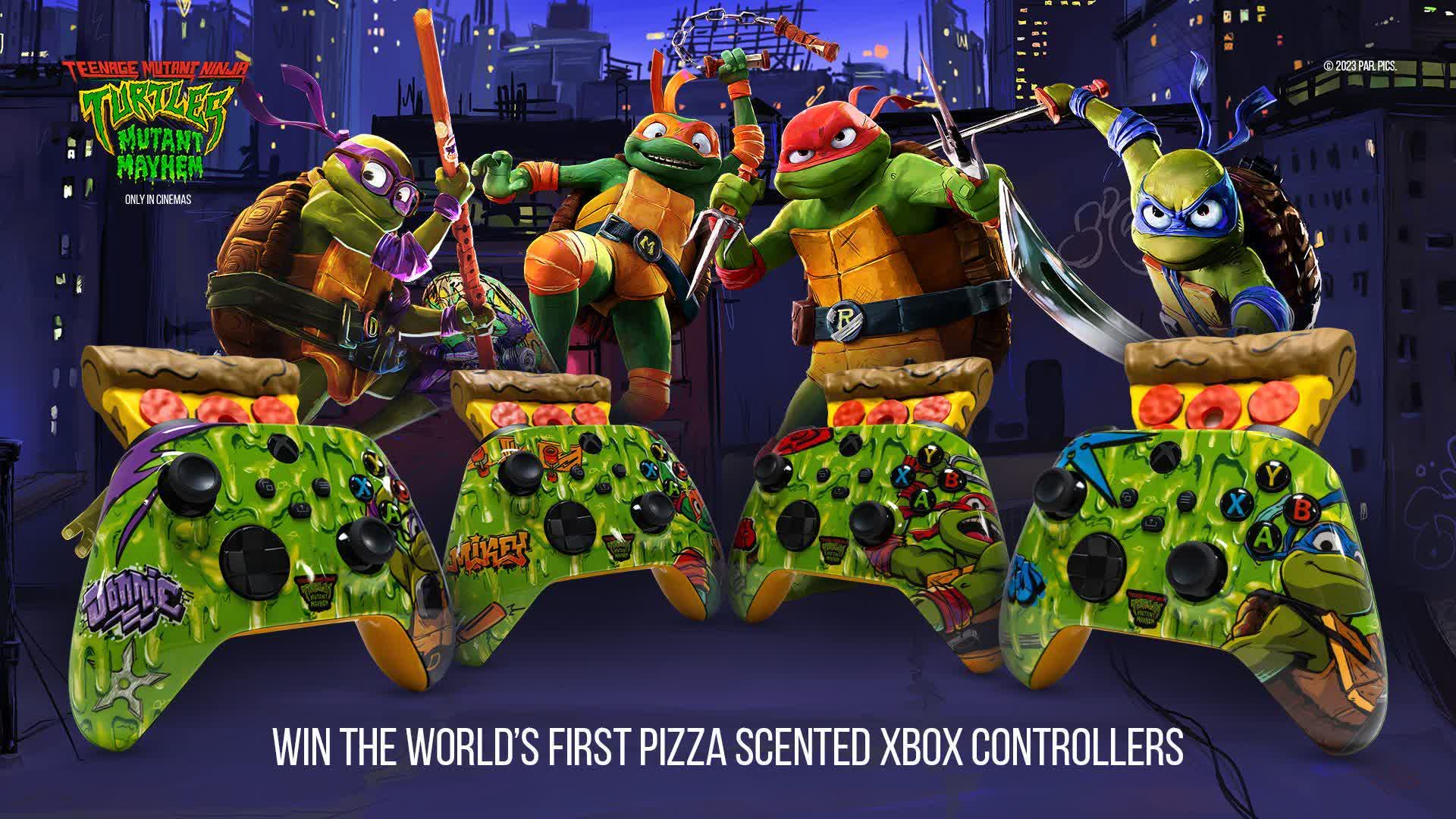 Obtenez-en un avant-goût : Microsoft lance les premières manettes Xbox au parfum de pizza 2 Obtenez en un avant gout Microsoft lance les premieres manettes