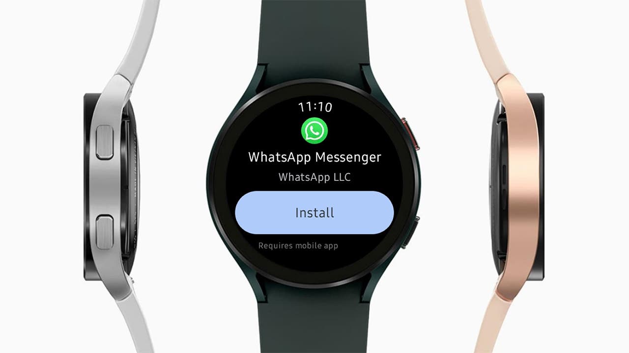 Restez connecté en déplacement : l'application WhatsApp est désormais disponible sur les montres connectées Wear OS 2 Installing WhatsApp