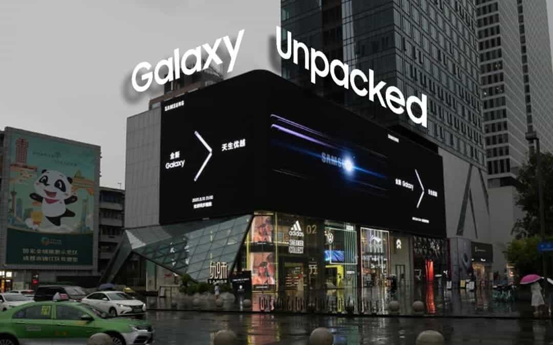 Samsung dévoile la campagne publicitaire Galaxy Unpacked dans 13 points chauds mondiaux 2 Galaxy Unpacked