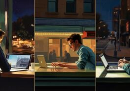 Téléchargez les fonds d'écran mélancoliques "Midnight Mac" de Basic Apple Guy