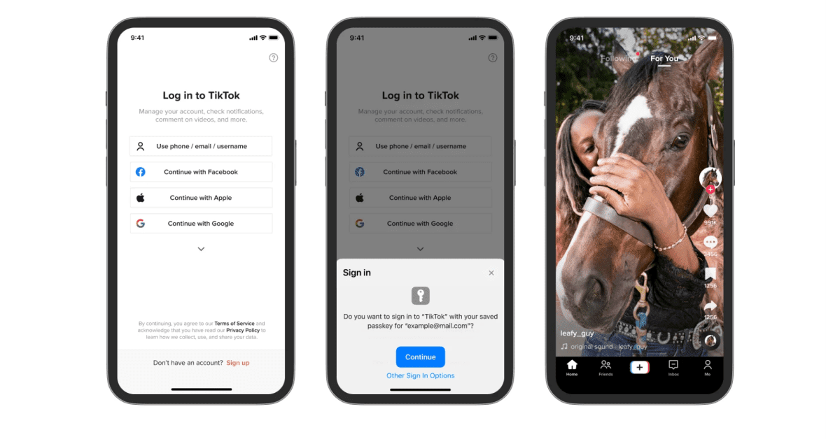 TikTok pour iPhone vous permettra bientôt d'oublier le mot de passe de votre compte 4 TikTok pour iPhone vous permettra bientôt d'oublier le mot de passe de votre compte