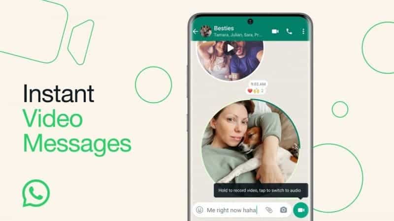 WhatsApp rattrape enfin son retard : Présentation des messages vidéo 2 WhatsApp video messages