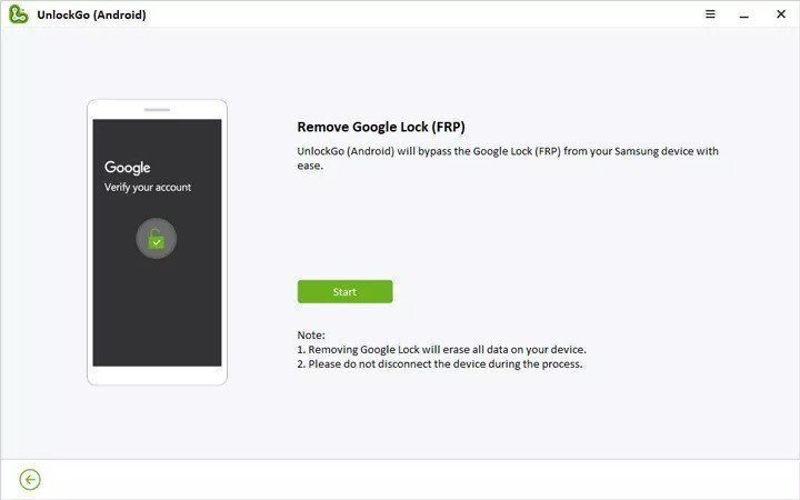 Comment débloquer un téléphone Android et supprimer le compte Google avec iToolab UnlockGo 3 Itoolab Unlockgo 1