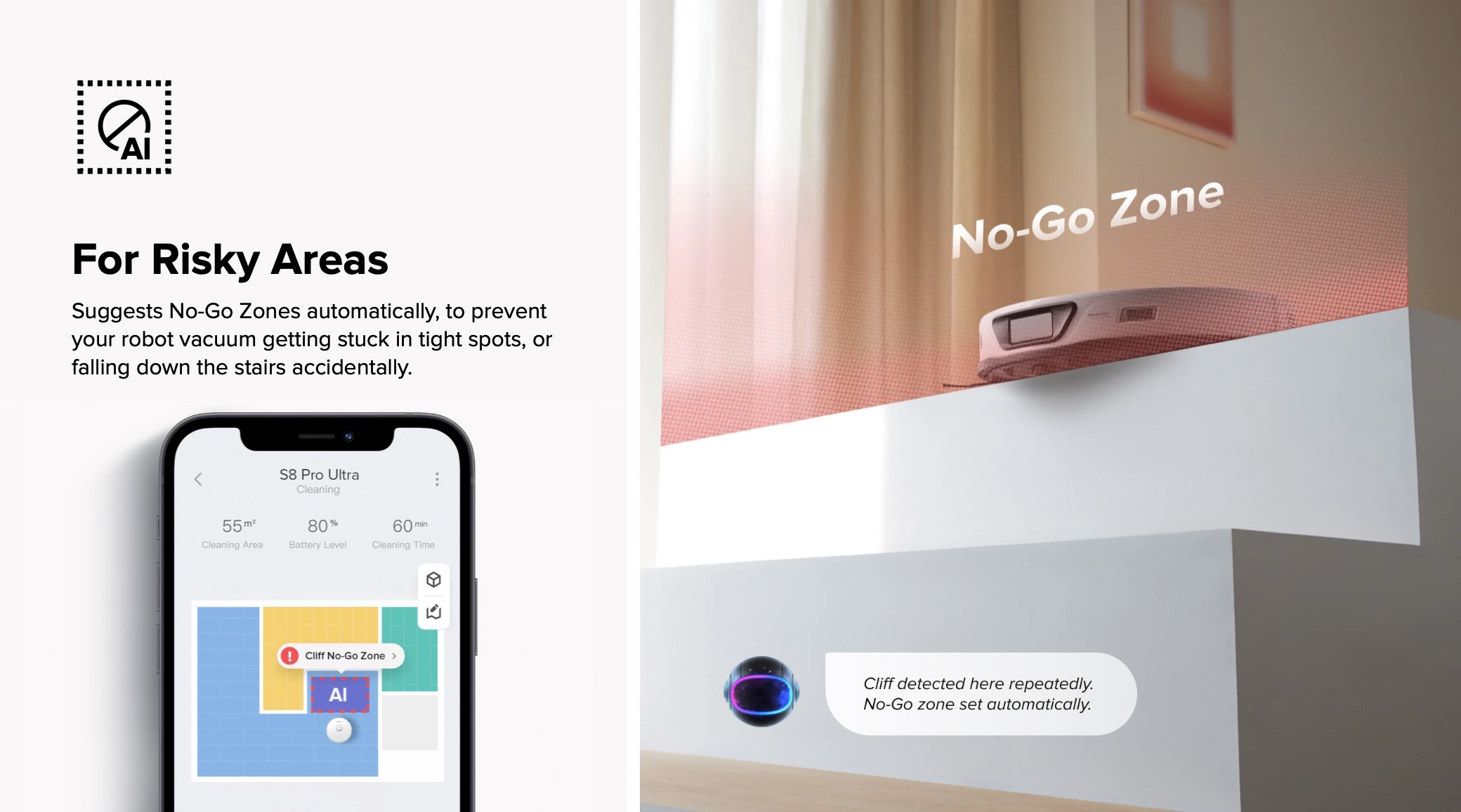 La dernière application de Roborock rend le nettoyage de votre maison plus facile que jamais 3 Roborock app No-Go Zone