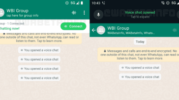 Les discussions vocales de groupe WhatsApp en cours de test - distinctes des appels de groupe 29 WhatsApp group voice chats being tested – distinct from group calls