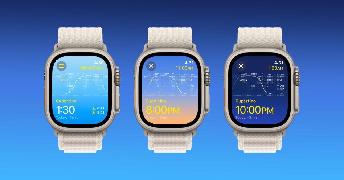 Here’s what’s new with the redesigned World Clock in watchOS 10