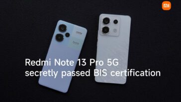 Redmi Note 13 Pro 5G a secrètement réussi la certification BIS 2 xiaomiui