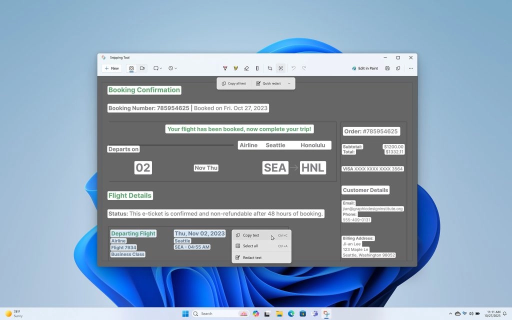 Grande mise à jour Windows 11 avec Copilot