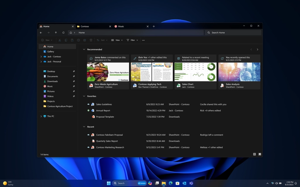 Fonctionnalités de Windows 11 Moment 4