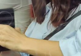 OnePlus Open foldable smartphone showcased by an Indian actress