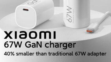 Xiaomi 67W Chargeur GaN lancé avec un design très compact à 23 $ 28 xiaomiui
