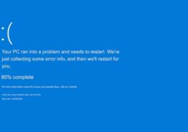 Blue Screen of Death Error Windows