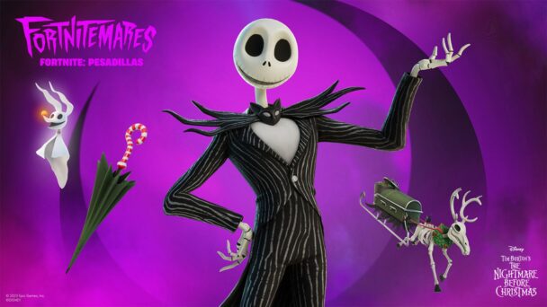 Jack Skelleton arrive à Fortnite : voici la nouvelle skin de 'L'étrange