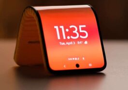 Motorola pOLED display