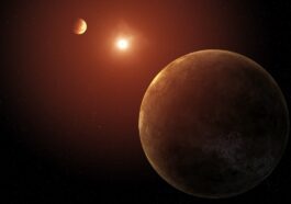 Ilustração de sistema solar descoberto pelo telescópio Kepler, da NASA