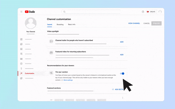 1699522834 841 Decouvrez du contenu personnalise sur YouTube avec la fonctionnalite Pour