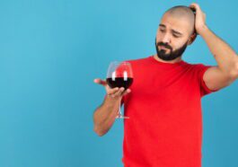 Aimez-vous le vin rouge ? Les scientifiques expliquent pourquoi il peut causer des maux de tête 48 Jovem com copo de vinho tinto