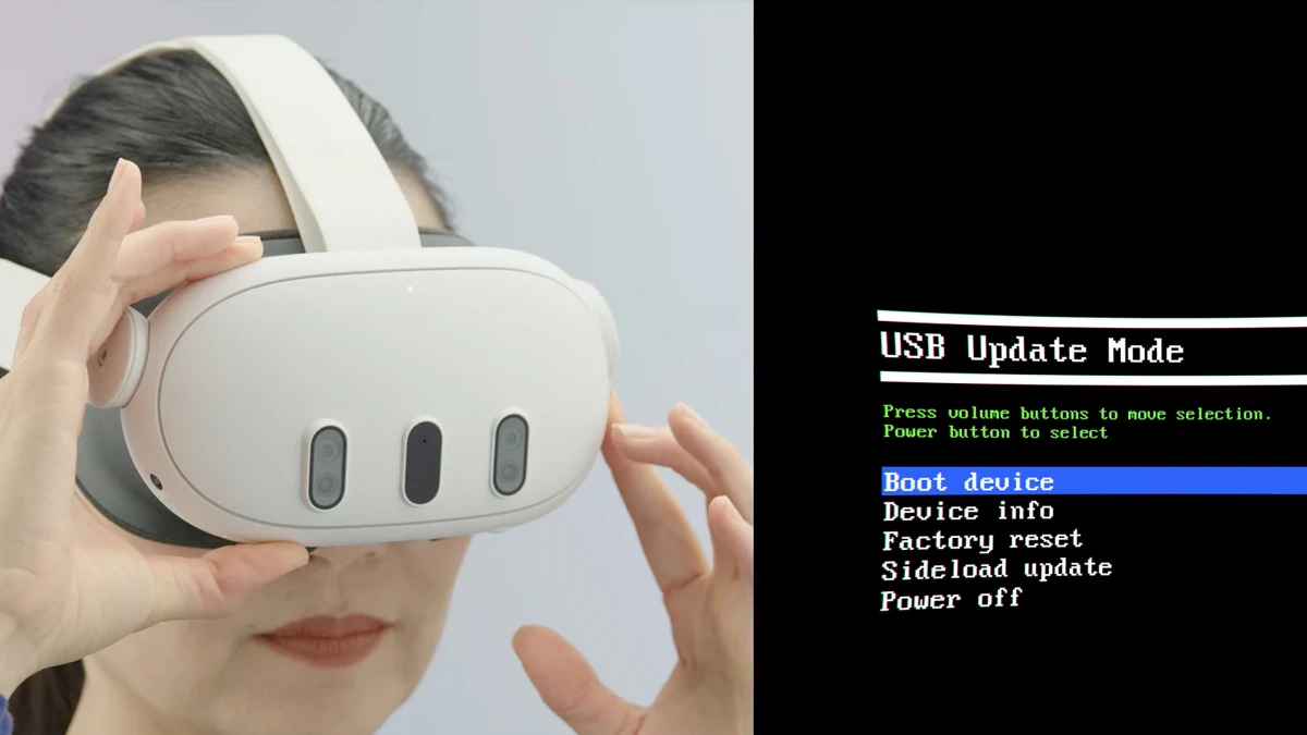 Comment résoudre le problème d'écran noir sur les casques VR Meta Quest 2 et 3 4 how to reset meta quest 3