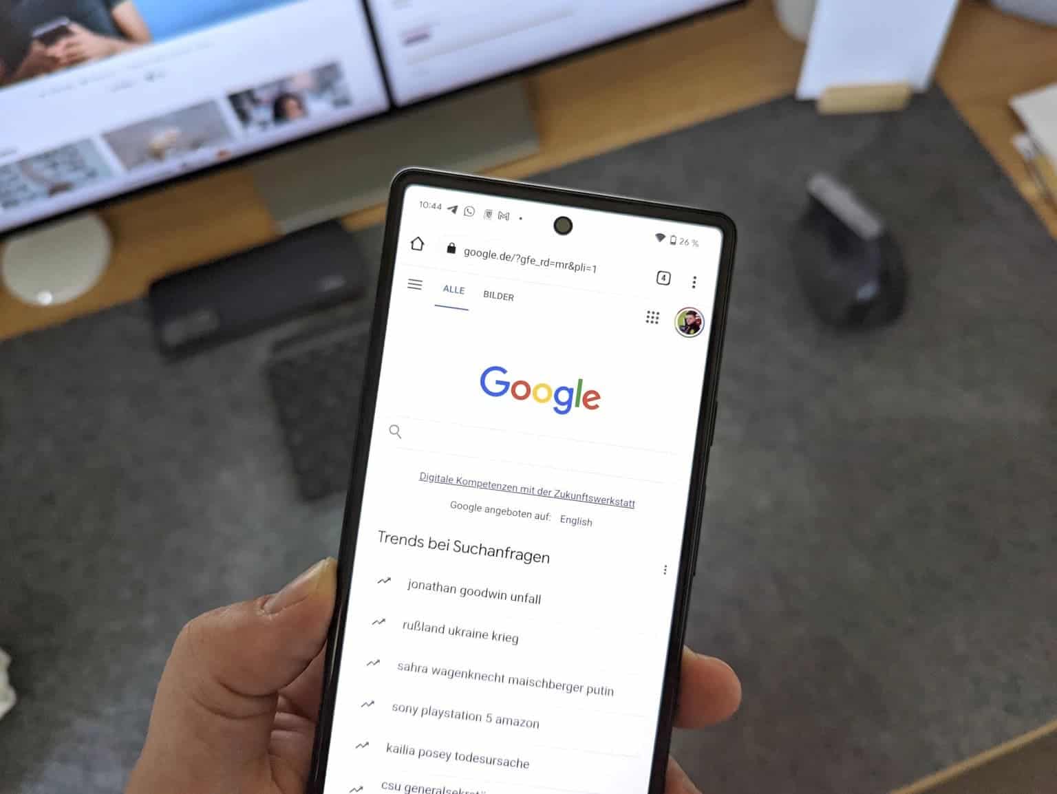 Google feed mobile