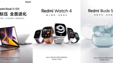 Redmi Watch 4, Redmi Book 16 (2024), Redmi Buds 5 Pro Will Be Launched on November 29