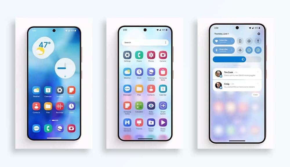 Samsung a publié la version stable de One UI 6.0 basée sur Android 14 pour ces appareils 3 One UI 6