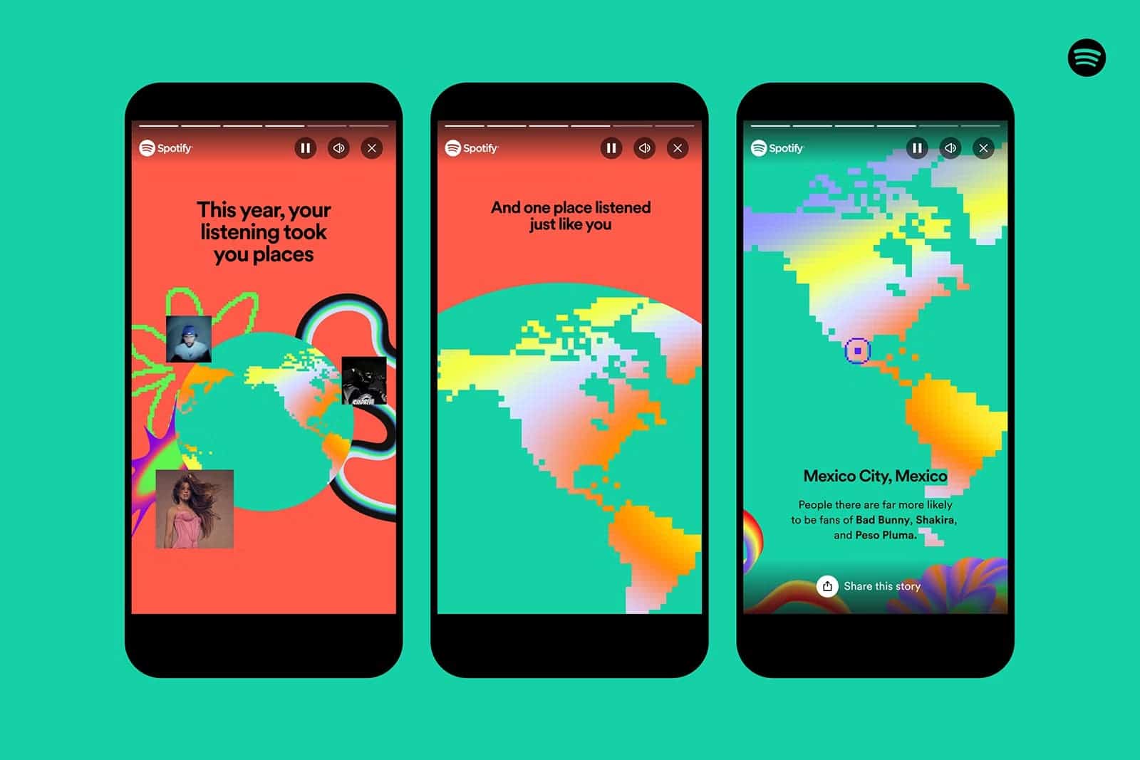 Spotify wrapped location match