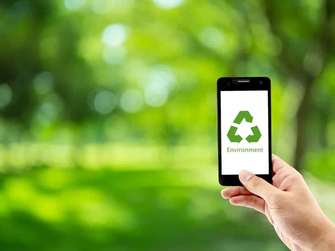 recyclage de téléphone
