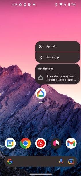 Android 14 supprime la fonctionnalité de maintien long sur les icônes d'application 2 Android 14 supprime la fonctionnalite de maintien long sur les