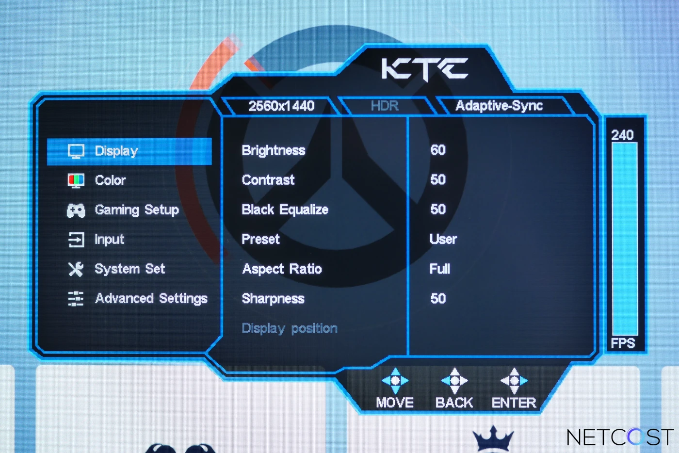 TEST KTC G27P6: L'écran Gaming 27" OLED 1440p G-Sync/FreeSync 240Hz parfait ? 29 Ktc G27p6 Test Review Gaming Monitor Netcost (39)