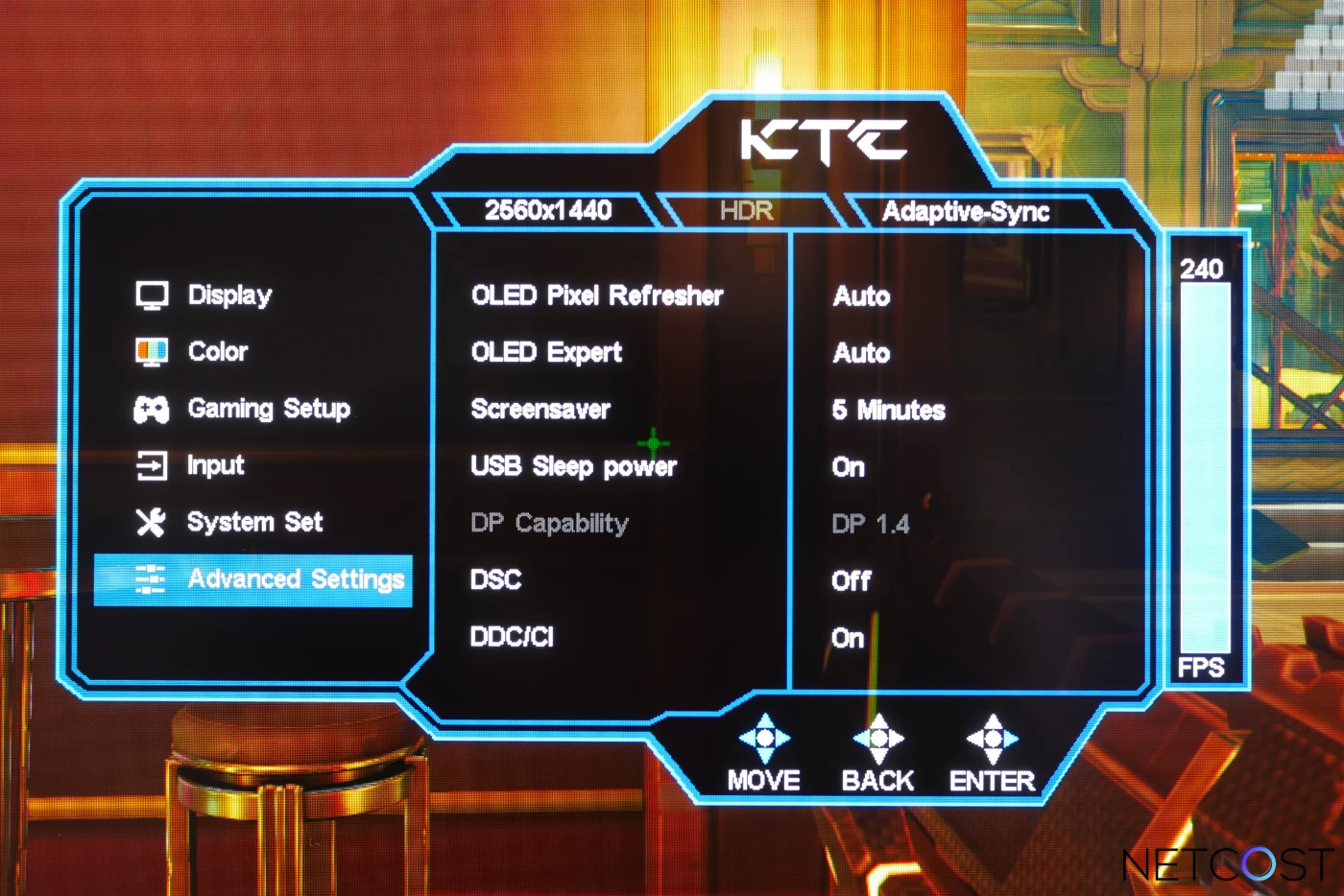 TEST KTC G27P6: L'écran Gaming 27" OLED 1440p G-Sync/FreeSync 240Hz parfait ? 38 Ktc G27p6 Test Review Gaming Monitor Netcost (42)