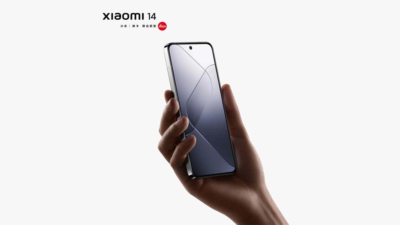 Conception officielle du Xiaomi 14