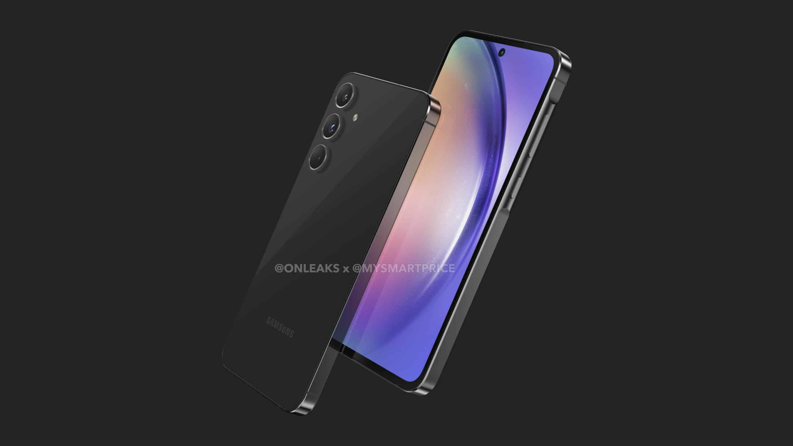 1701598567 764 Samsung Galaxy A55 de nouveaux rendus revelent son design
