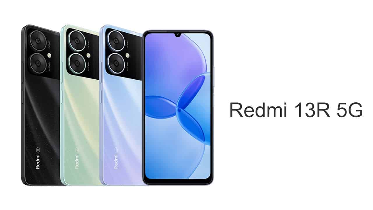 Options de couleurs du Redmi 13R 5G