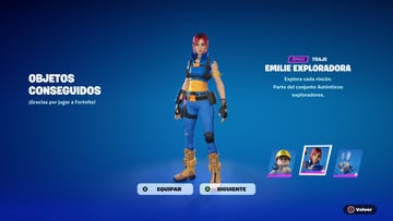 lego fortnite nouvelle skin gratuite emilie exploradora comment l'obtenir