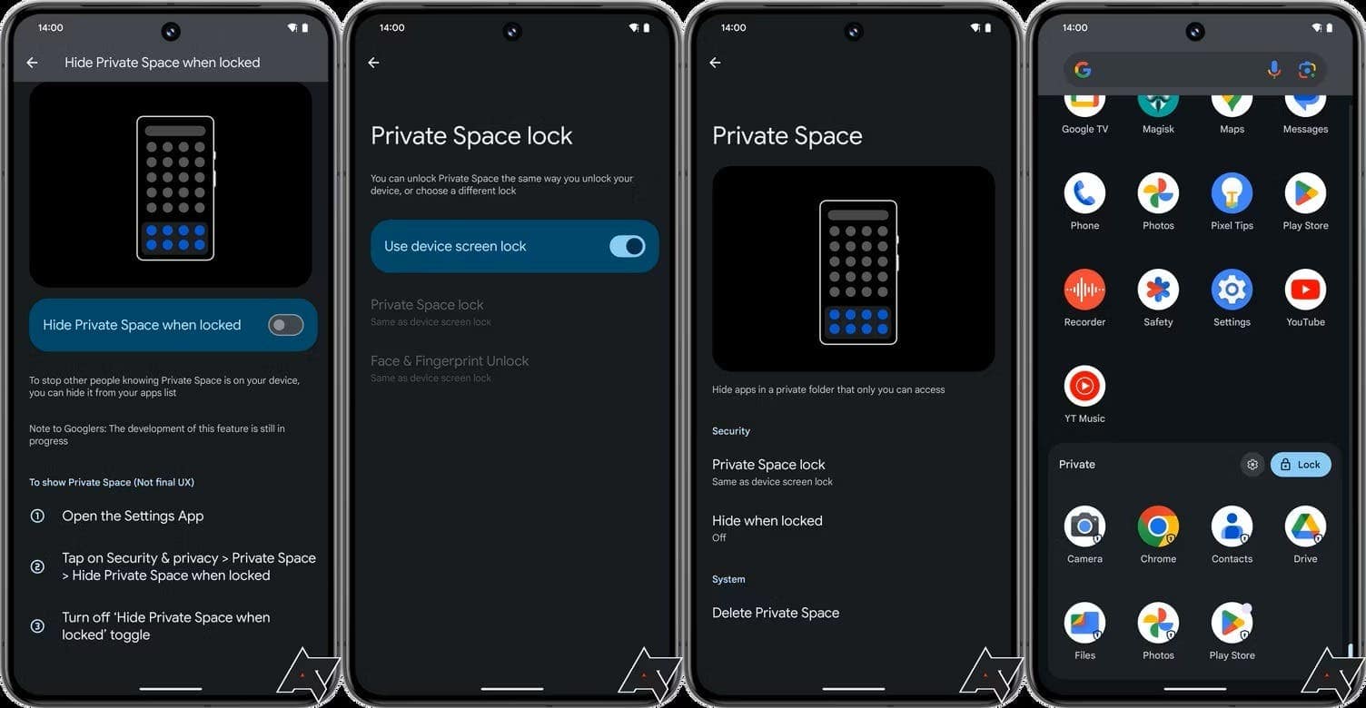 Android Private Space apporte un endroit sûr pour cacher les applications 2 Android Private Space
