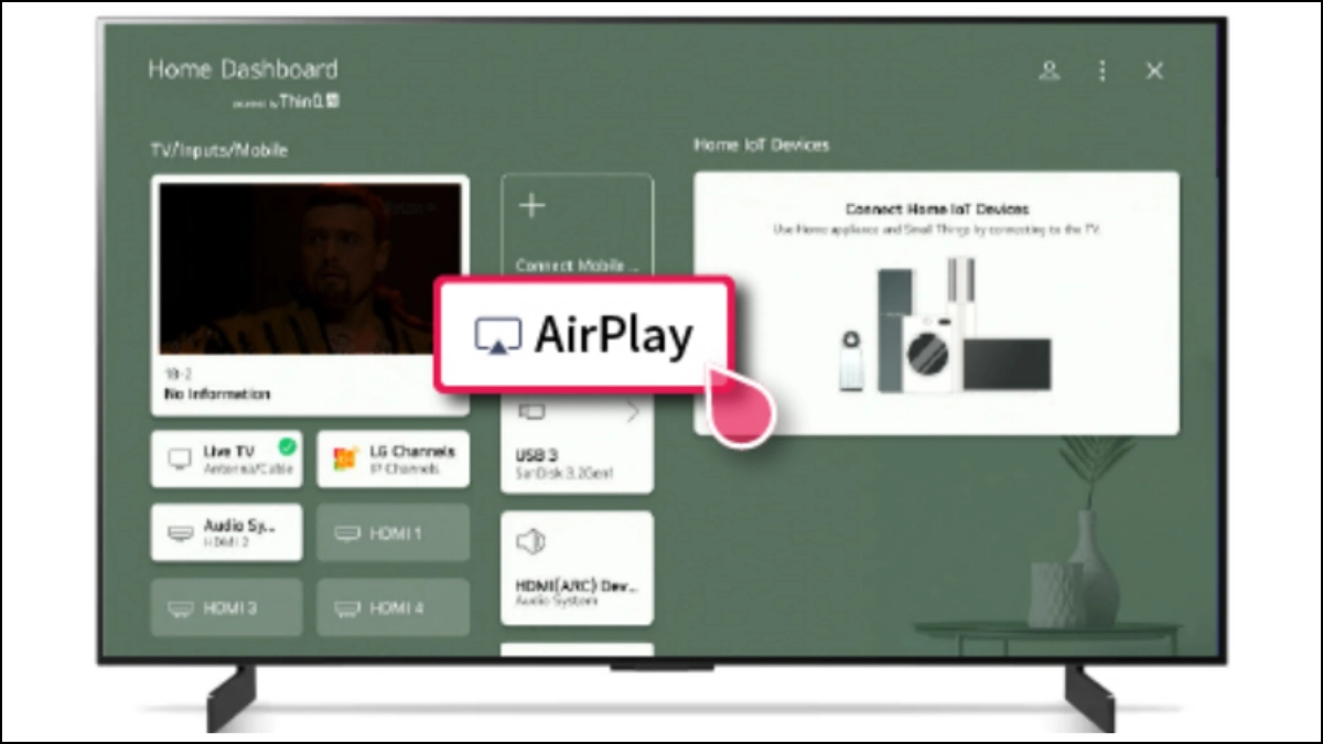 AirPlay Not Working on LG TV