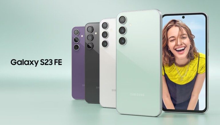 Größerer Akku, aber nicht mehr Akkulaufzeit - das Galaxy S23 FE. (Foto: Samsung)