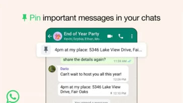 how to pin any message in chats on whatsapp