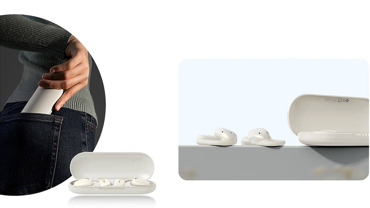 Des écouteurs Baseus AirGo AG20 à conduction osseuse offrent un confort et une bonne qualité audio 6 Charging case