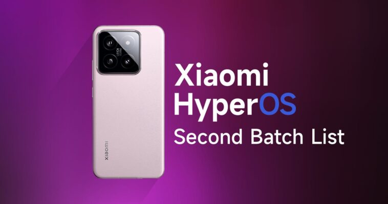 Liste officiellement confirmée des appareils éligibles au deuxième lot de HyperOS 1 HyperOS second batch eligible devices list officially confirmed
