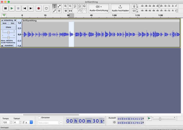 Couper un livre audio