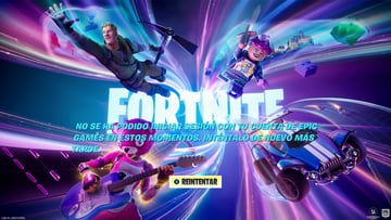 fortnite no se ha podido iniciar sesion con tu cuenta de epic games