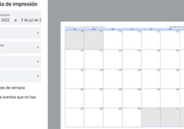 Así puedes imprimir un calendario de Google Calendar