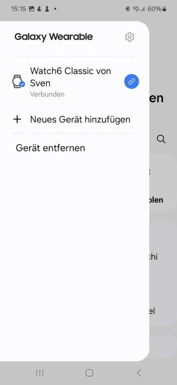 Connecter la Samsung Galaxy Watch à un nouveau smartphone: voici comment faire 7 Déconnectez-vous de l'ancien téléphone. (Capture d'écran)