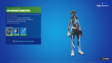 Club de Fortnite janvier 2024 : comment obtenir le nouveau skin Silas Hesk 4 club fortnite diciembre 2023 nuevo skin exploradora esqueletica