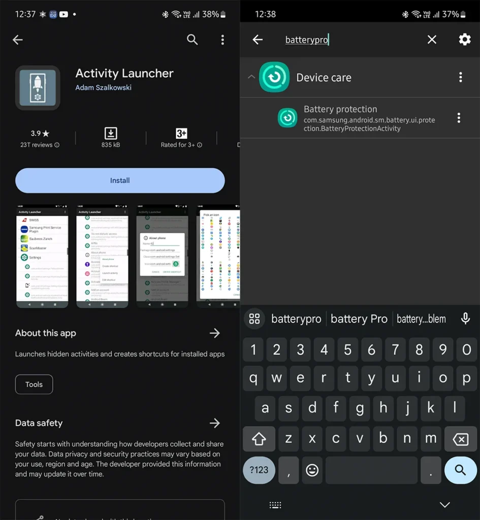 Voici le premier aperçu de la protection de batterie One UI 6.1 à venir 3 Protection de la batterie One UI 6.1