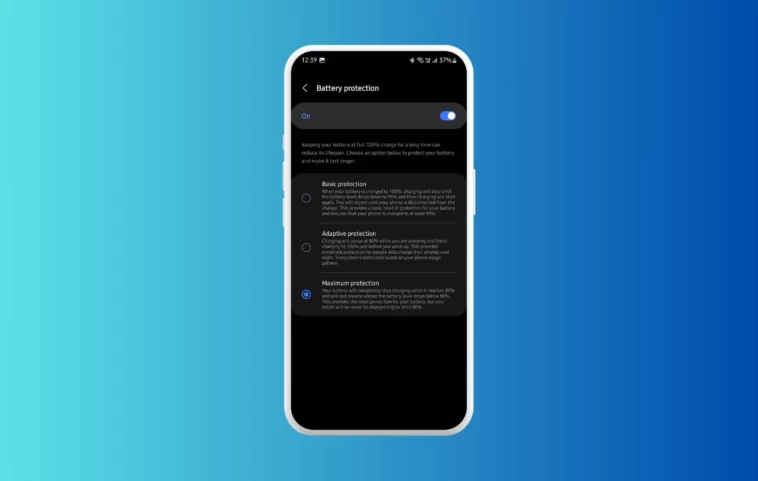 Voici le premier aperçu de la protection de batterie One UI 6.1 à venir 1 One UI 6.1 Battery Protection